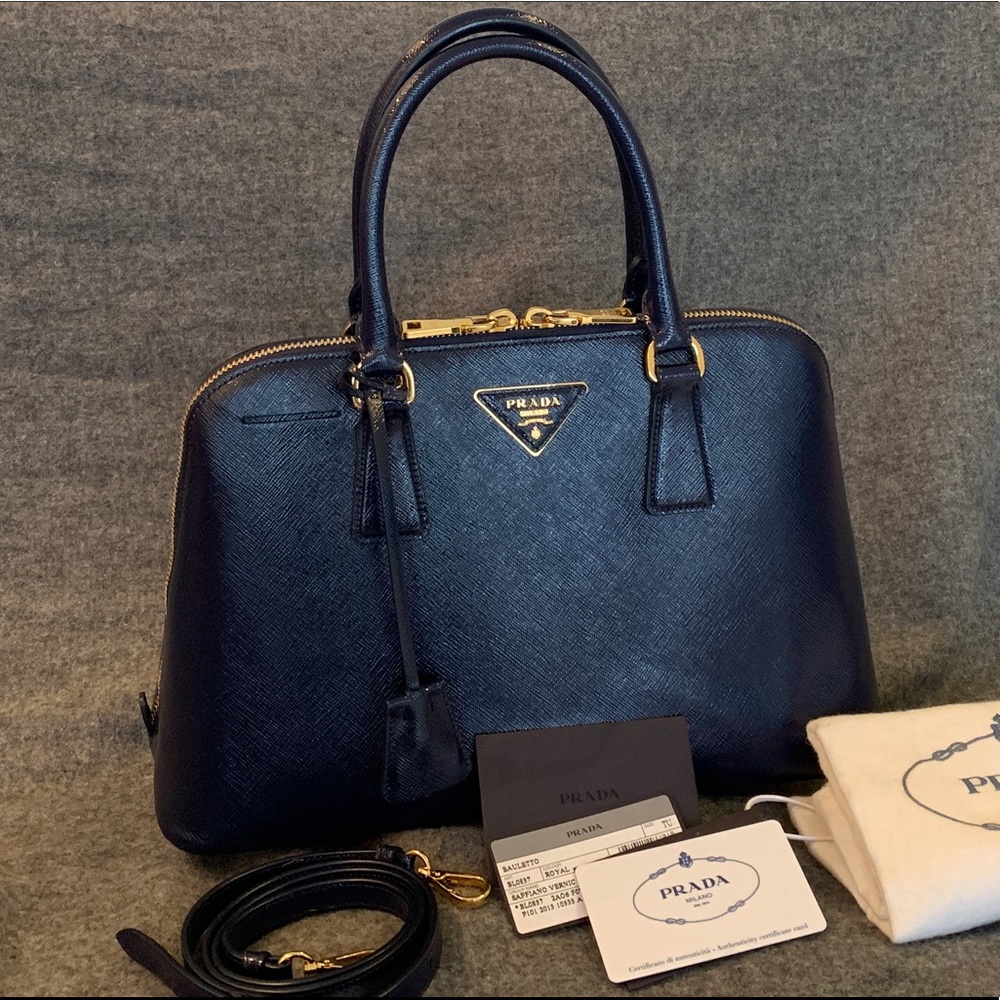 Used As New w/ Tag Prada Saffiano Promenade Bag